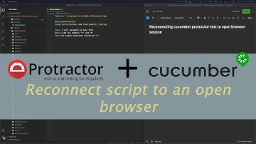 Run automation script on existing open browser session