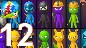 Stickman Party: 4 Player Games - Gameplay Part 12 Walkthrough (iOS,Android)