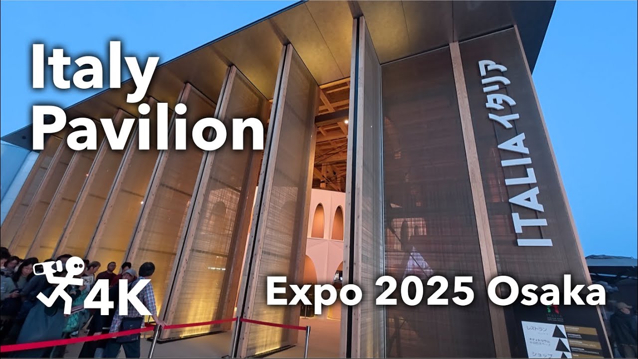 Full Tour of Italy Pavilion (in 4K at Expo 2025 Osaka) - YouTube