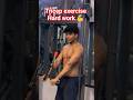 tricep exercise hard work 🏋️‍♀️ gym #triceps #workout #shorts #short #fitness #viral