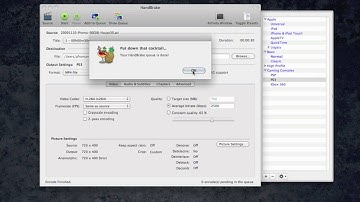 Converting AVI to MP4 for use with iMovie 09 with Handbrake