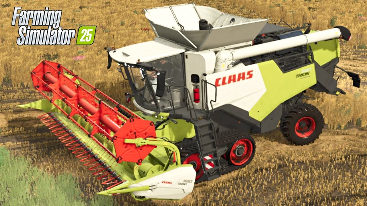 Mod Colheitadeira Claas Trion 530, Chuva, Farming Simulator 25 - neimar janke