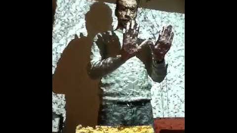 Kinect+Projector experiment#1