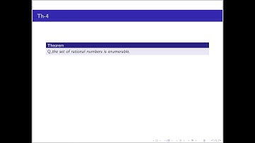 6-The set of Rational numbers is Enumarable