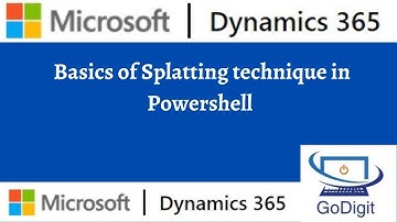 Basics of Splatting technique in Powershell