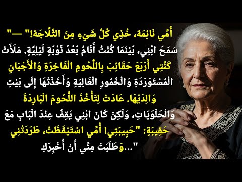 بينما كنت نائمة كنتي ملأت أربع حقائب بكل طعام ثلاجتي وأخذته معها