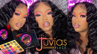 *NEW* Juvia's Place Afrogalactic Collection Review + Swatches + BOLD Eyeshadow Tutorial ⭐️