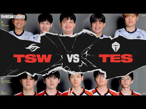 TSW vs TES | MSI 2026 |  Bracket Stage Day 3