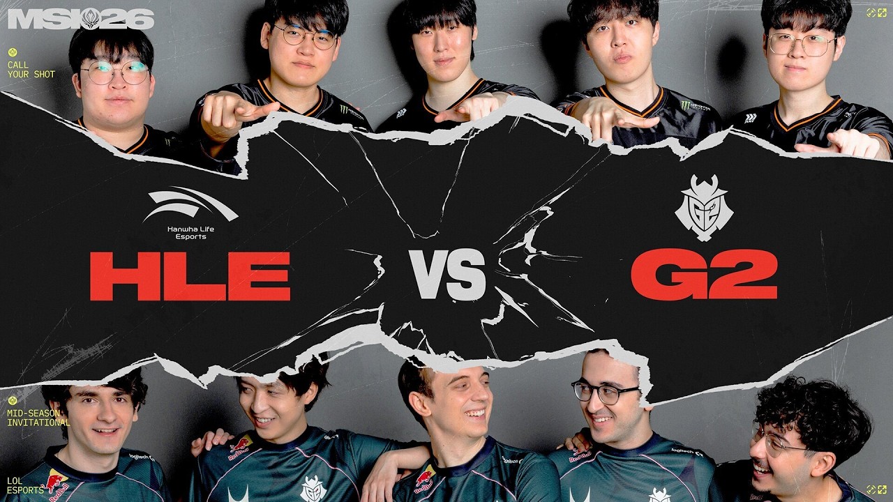 HLE vs G2 | MSI 2026 |  Bracket Stage Day 3