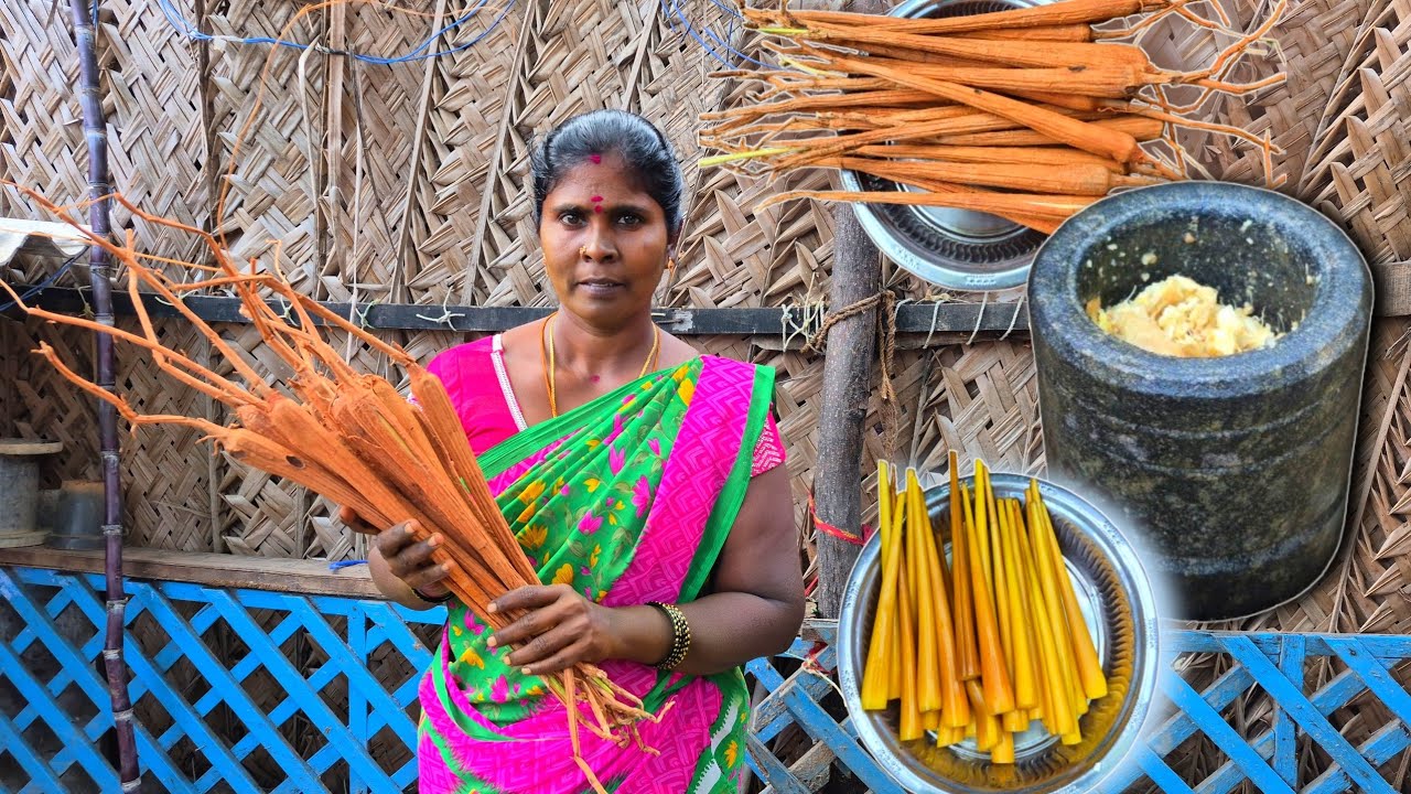 அம்மா கை மணம் பாரம்பரிய பணங்கிழங்கு சுவை /Palm Sprouts recipe 
