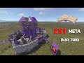 (NEW) The Purple Duo/Trio Perfect 2x1 Meta Rust Base Design 2025