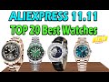 Top 20 BEST Watches in the AliExpress 11.11 SALE