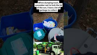 Don't Lock Your Trash Can I Have No Time! ⏱️🛑 #UnlockedBins #TrashRoute