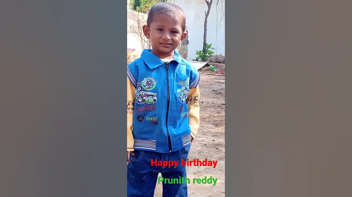 happy birthday my lovely son prunith reddy
