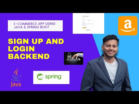 E-commerce App using Java, Spring Boot and Vue || Sign up and Login Backend