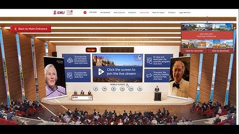 John Goldman E-Conference on CML: Biology and Therapy: virtual tour of the E-Conference platform