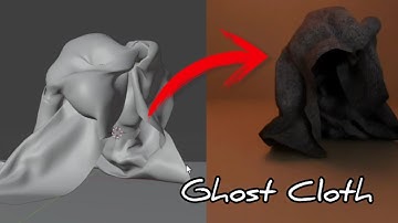 How to Make Ghost Cloth in Blender | Quick Tutorial 2024