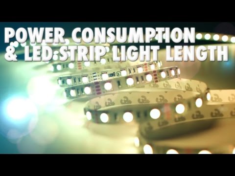 ভিডিও: একটি LED স্ট্রিপ লাইট কত শক্তি ব্যবহার করে?