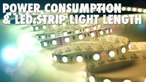 How LED Strip Length Affects Power Consumption