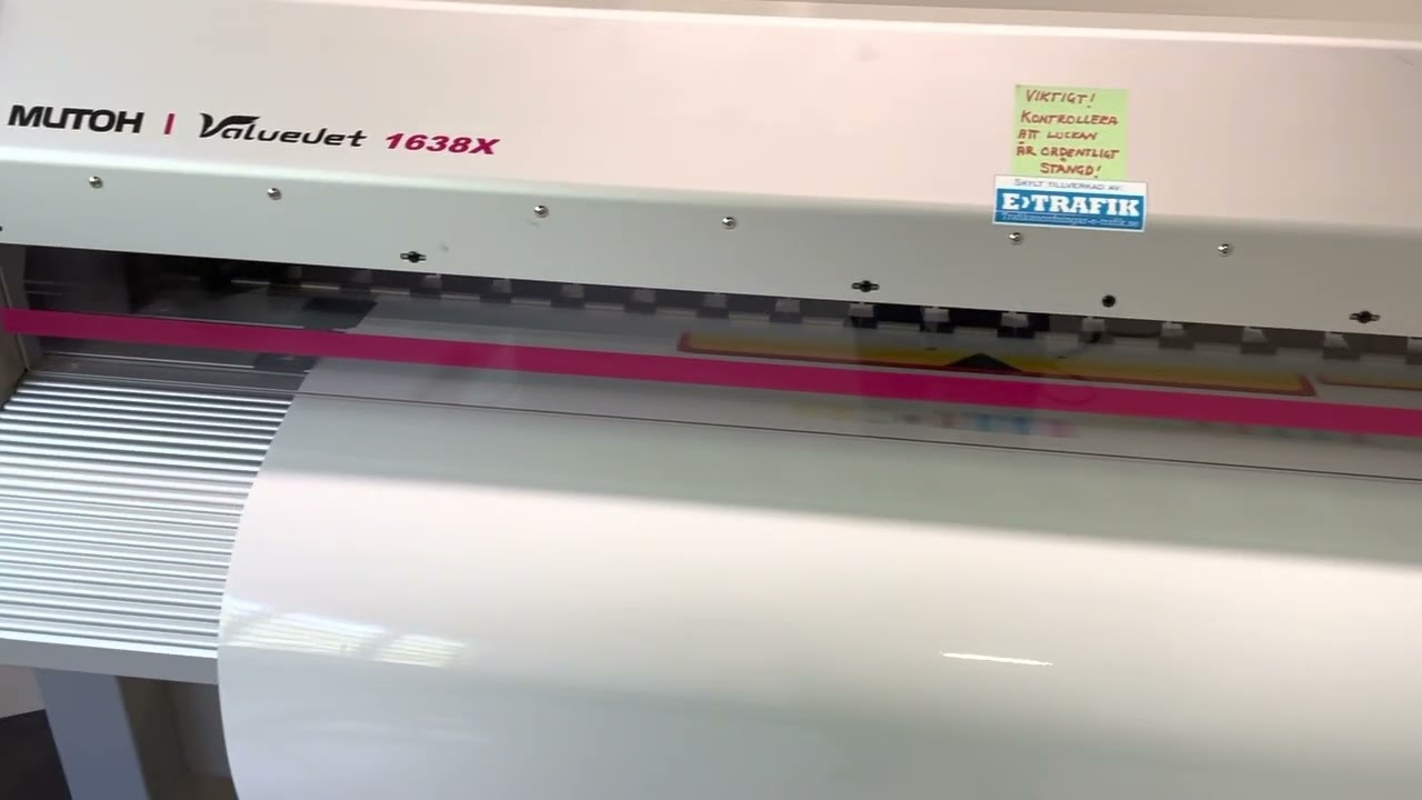 Storformatskrivare Mutoh VJ-1638X Traffic Jet Print System