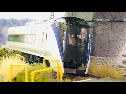 60fps!!】Nゲージ KATO E353系「あずさ・かいじ」12両編成 走行動画