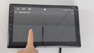 How to set language date time for Venluna rv camera system with Carplay