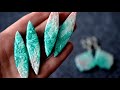 polymer clay earrings tutorial. skinner blend bargello. DIY jewelry