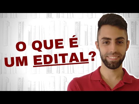 Vídeo: O que é um edital?