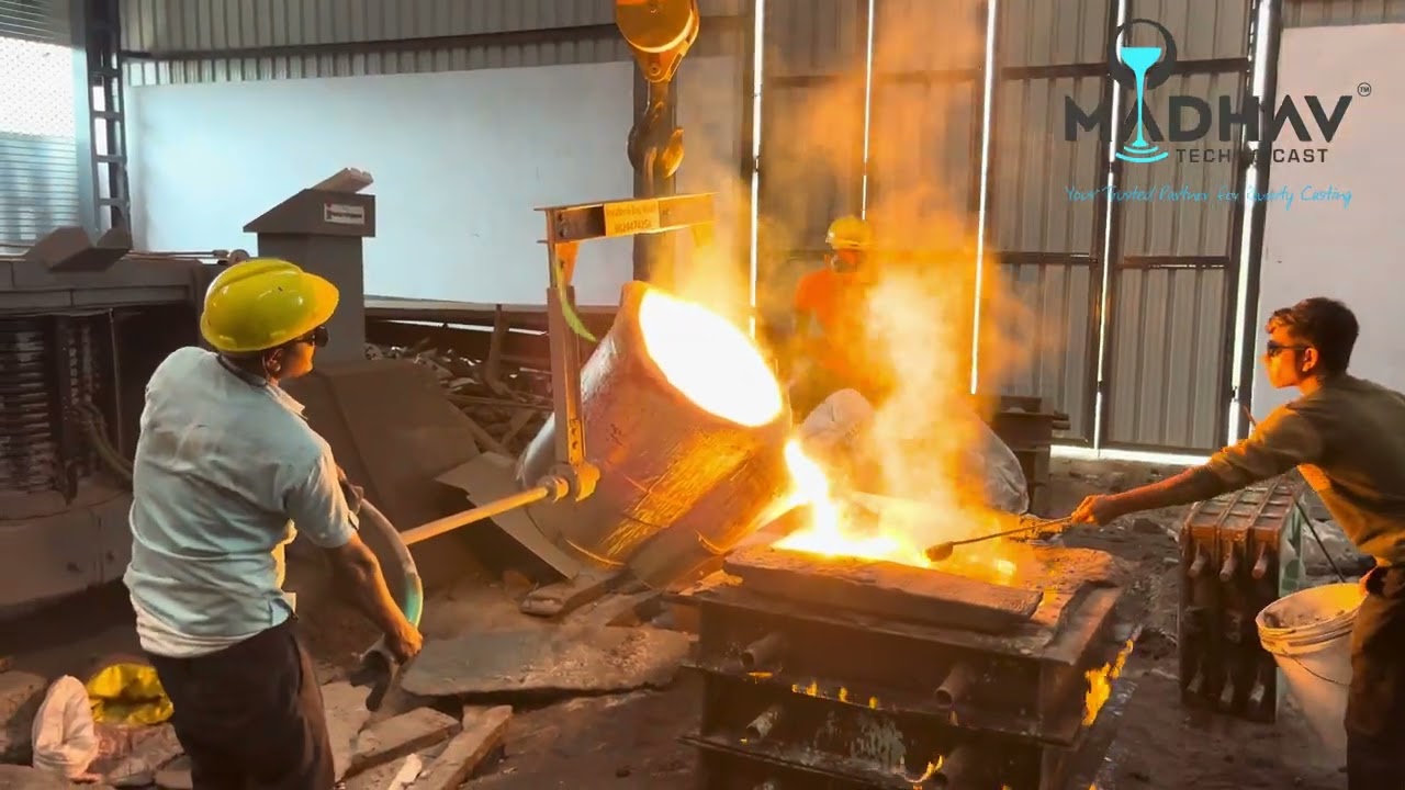 Steel Casting Process Explained 🔩 | Full Sand Molding Technique | MADHAV TECHNO CAST"