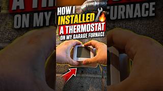 How I Installed A Thermostat On My Garage Furnace  milwaukeetool kleintools