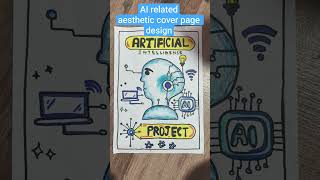 AI related aesthetic cover page design | Kanu and Pari show |