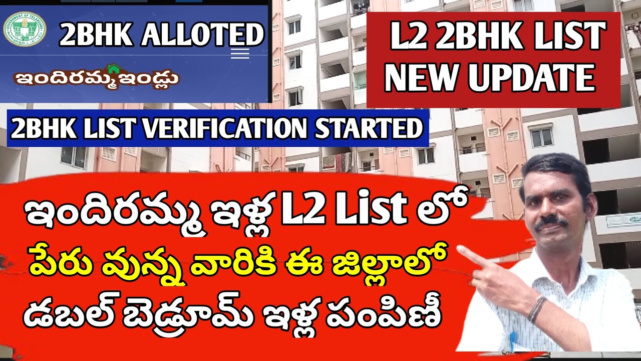 Indiramma 2BHK Final Beneficiary List Releasing Status | Double Bedroom Allotment Started in GHMC 