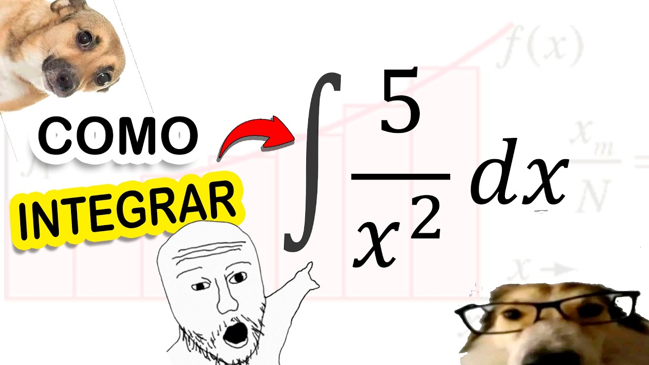 Integral de 5/x² paso a paso | Regla de la potencia