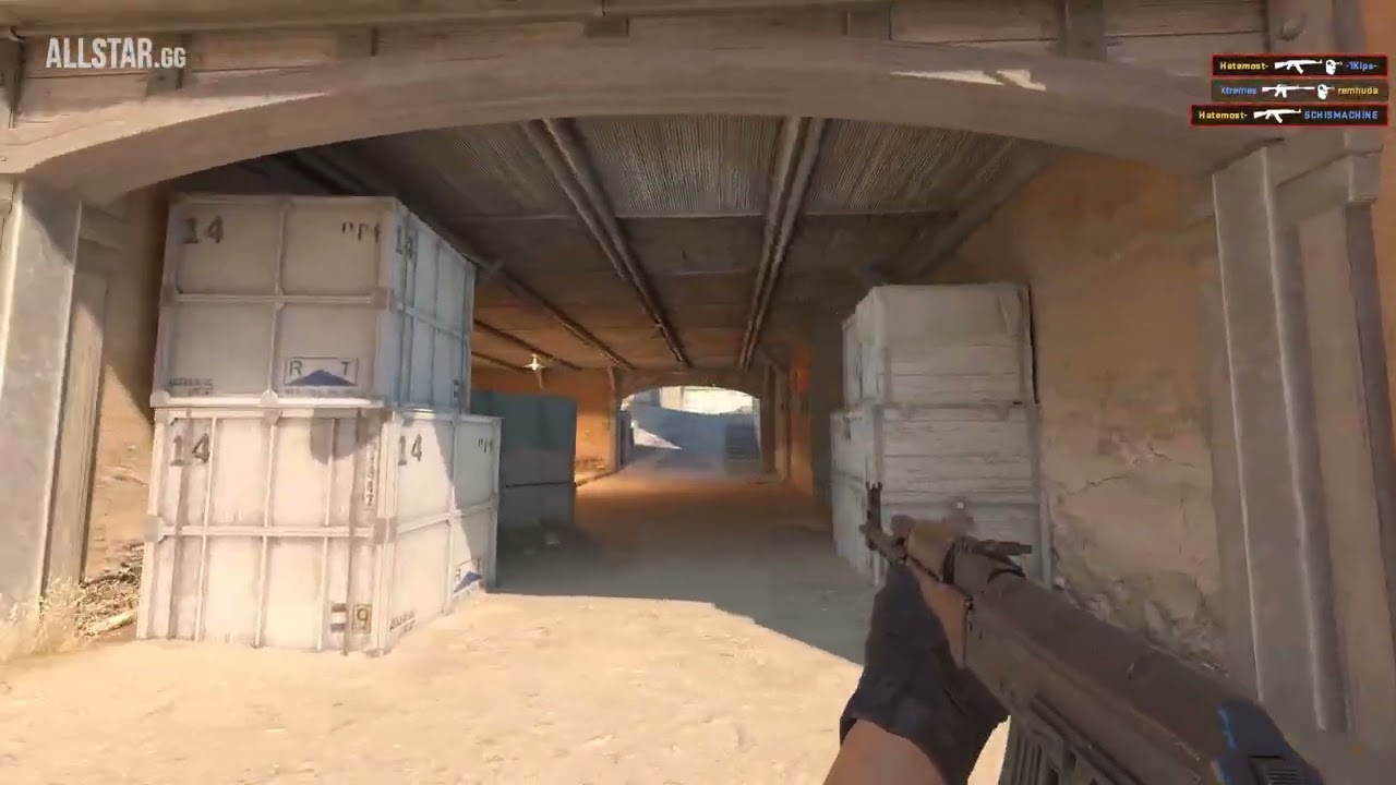 Flipside 4kills de_dust2 (Ak47 & awp) CSGO2