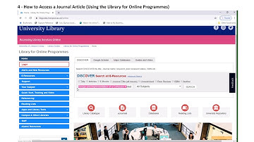 How to access an e-journal