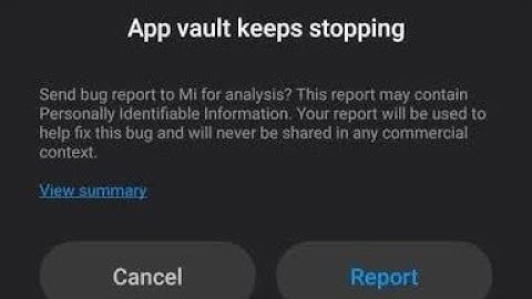 How to fix app vault keeps stopping problem on Redmi phone 2023 miui 14