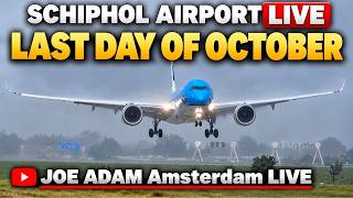 🔴 LIVE: Foggy Landings at Schiphol | Oct. 31, 2026