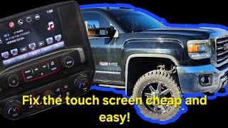 2014-2018 GMC Sierra radio repair touchscreen