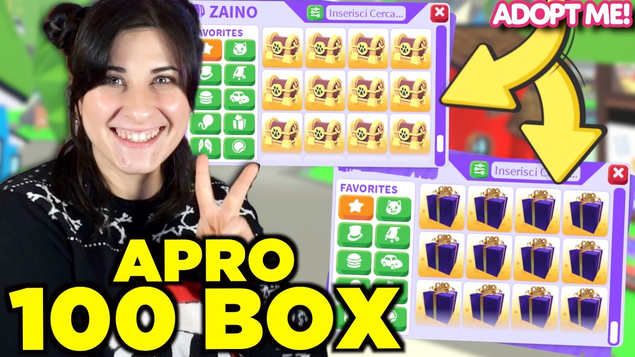 APRO più di 100 REGALI e FORZIERI per COMPLETARE tutta la COLLEZIONE di Adopt Me su Roblox