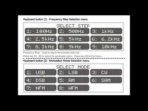 TRRS #2689 - Mlite-880 Options and Features Menus
