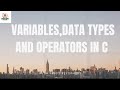 C Programming Basics: Variables, Data Types & Operators Explained Simply! 💻 | Study reckoners