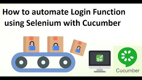 Selenium Automation of Login function test using Cucumber