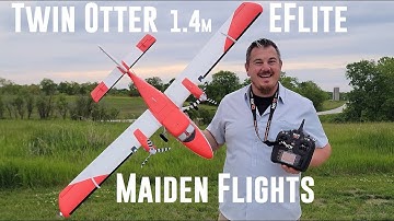 E-flite - Twin Otter - 1.4m - Maiden Flight