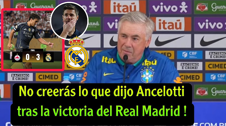 No creerás lo que dijo Ancelotti tras la victoria del Real Madrid ante el Red Bull Salzburg !