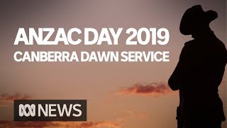 Anzac Day dawn service from the Australian War Memorial in Canberra | ABC News