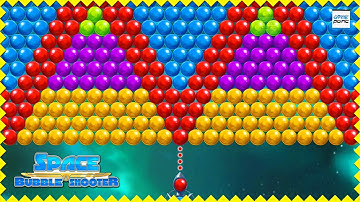 Bubble Shooter Space Gameplay Walkthrough Level 41 - 48 🥽 @GamePointPK