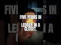 He went to jail. The ledger sat in a closet for 5 years.