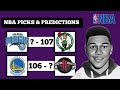 NBA Picks &amp; Predictions Wednesday 23/04/25 Playoffs
