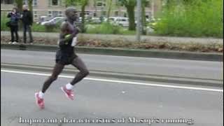 Moses Mosop (Kenya) Running technique / Looptechniek