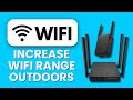 How to Increase Wi-Fi Range Outdoors in Your Backyard 🌳 Boost Signal for Patio & Garden Use
